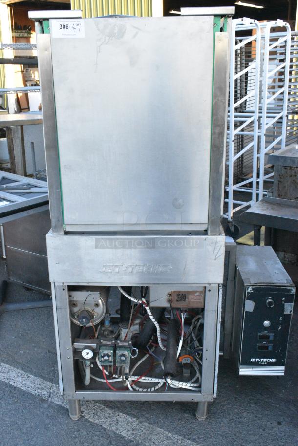 Jet Tech Stainless Steel Commercial Straight Pass Through Dishwasher. - Image 1 of 6