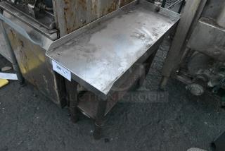 Stainless Steel Equipment Stand w/ Under Shelf.