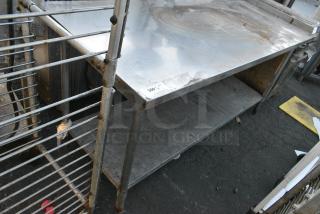 Stainless Steel Table w/ Under Shelf.