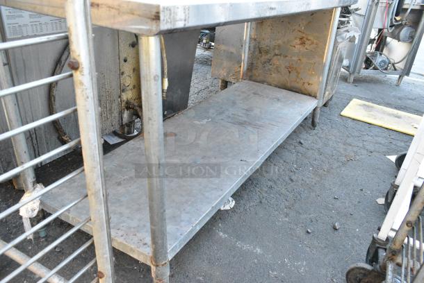 Stainless Steel Table w/ Under Shelf. - Image 3 of 4