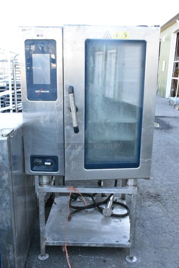 2018 Alto Shaam CTP10-10E Stainless Steel Commercial Electric Powered Combi Convection Oven on Stand. 208-240 Volts, 3 Phase. - Image 2 of 5