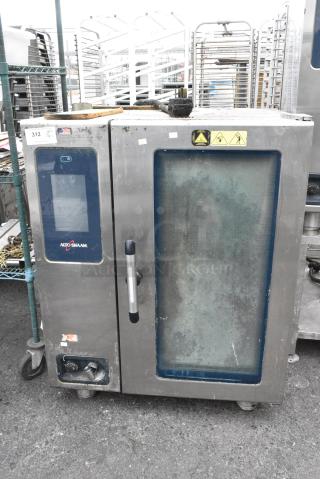 2017 Alto Shaam CTP10-10E Stainless Steel Commercial Electric Powered Combi Convection Oven. 208-240 Volts, 3 Phase.