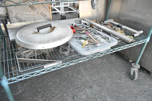 Various Items Including Utensils. Does Not Include Shelving Unit - Image 4 of 7