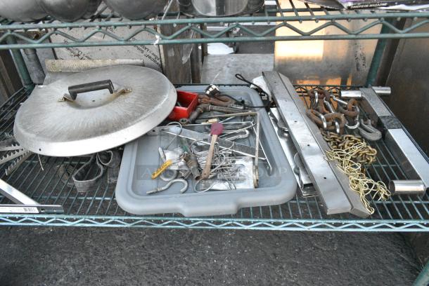 Various Items Including Utensils. Does Not Include Shelving Unit - Image 5 of 7