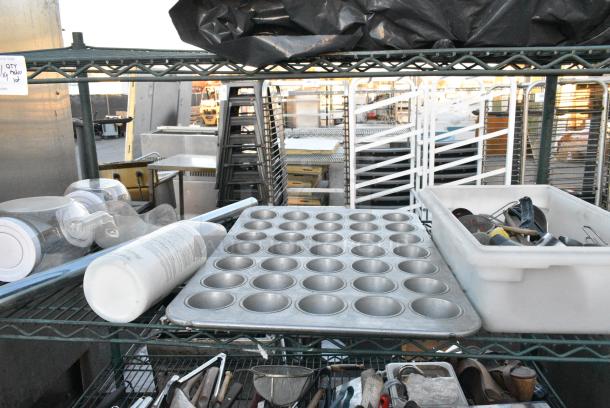 Various Items Including Utensils. Does Not Include Shelving Unit - Image 7 of 7