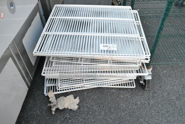 ALL ONE MONEY! Lot of 22 White Racks. - Image 1 of 2