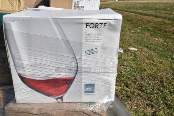 30 BRAND NEW IN BOX! Items Including 5001BNAP Choice 1-Ply White Beverage / Cocktail Napkin - 4000/Case, Dart ClearPac SafeSeal 8 oz. Tamper-Resistant, Tamper-Evident Container with Dome Lid, 129MCS242CB Choice 30 oz. Compartment Container with Lid, Paper Food Trays, 627PCC63 Fat Daddio's PCC-63 ProSeries 6" x 3" Round Anodized Aluminum Straight Sided Cheesecake Pan with Removable Bottom, Forte Wine Glasses, 4 Box Libbey 1924 Champagne Coupes, Del Mar Tumblers, 8 Box 12040 Libbey Newton Cooler Glasses. 30 Times Your Bid! - Image 9 of 12