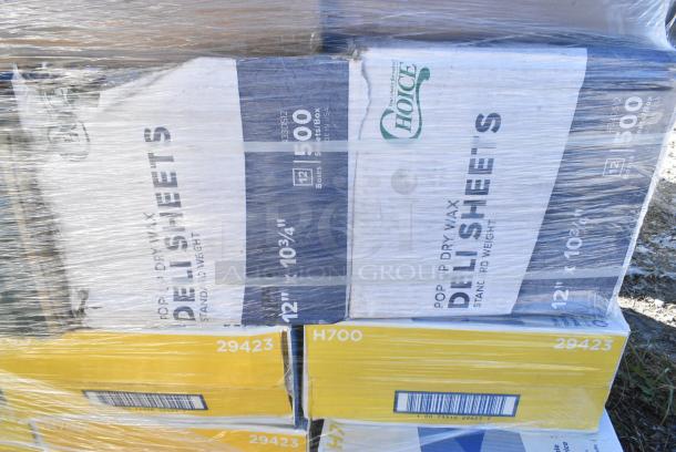 38 BRAND NEW IN BOX! Items Including 795PTOWHT8 Choice White Microwavable Folded Paper #8 Take-Out Container 6" x 4 3/4" x 2 1/2" - 300/Case, 128HD16BULK Choice Heavy Duty 16 oz. Microwavable Translucent Plastic Deli Container - 480/Case, 612605070HD Choice Full Size Heavy-Duty Foil Steam Table Pan Deep 3 3/8" Depth - 50/Case, 5 Box Dixie Chef Towels, 5008DWALLW Choice 8 oz. Tall White Smooth Double Wall Paper Hot Cup - 500/Case, 2 Box 128HD16BULK Choice Heavy Duty 16 oz. Microwavable Translucent Plastic Deli Container - 480/Case, Choice Napkins, Nitril Gloves, 2 Box Choice Deli Sheets, Jumbo Paper Straws. 38 Times Your Bid! - Image 12 of 12