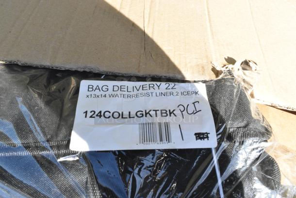 20 BRAND NEW IN BOX! Items Including 127RD8BULK Choice 8 oz. Customizable Microwavable Translucent Round Deli Container - 500/Case, 5535016ZE Acopa Zelda 15.5 oz. Highball Glass, 124COLLGKTBK Choice Black Large Insulated Nylon Cooler Bag with Brick Cold Packs (Holds 72 Cans), BMT-3040-X Xpose Safety 10' x 12' Black Heavy-Duty Weatherproof 6.5 oz. Multipurpose Mesh Tarp. 20 Times Your Bid! - Image 5 of 8