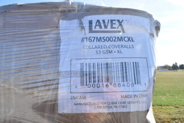 37 BRAND NEW IN BOX! Items Including 167MS002MCXL Lavex White 53 GSM Heavy Weight Microporous Polypropylene Zipper Front Long Sleeve Coveralls with Elastic Wrists and Ankles - XL - 25/Case, 127P100C Choice 1 oz. Clear Plastic Souffle Cup / Portion Cup - 2500/Case, 4 Box 433NHT006 Choice Extra Large Size Grey "Thank You" Medium-Duty Plastic T-Shirt Bag - 450/Case, 6 Box Chicopee 0041 Chix® SC 13" x 21" White Standard-Duty Foodservice Towel - 150/Case, 5008DWALLW Choice 8 oz. Tall White Smooth Double Wall Paper Hot Cup - 500/Case, 2 Box 50012DWALLC Choice 12 oz. Coffee Break Print Smooth Double 433NHT006Wall Paper Hot Cup - 500/Case. 37 Times Your Bid! - Image 3 of 12