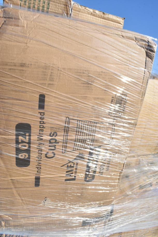 22 BRAND NEW IN BOX! Items Including 500TO993C3 Choice 9" x 9" x 3" Microwaveable 3-Compartment Black / Clear Plastic Hinged Container - 100/Case, 500TW7 Choice 7 oz. Translucent Thin Wall Plastic Cold Cup - 2500/Case, 129MCS38B Choice 38 oz. Black Rectangular Microwavable Heavy Weight Container with Lid 8 3/4" x 6 1/4" x 2" - 150/Case, 2 Box 612POB1LB Choice Oblong Clear Plastic Dome Lid for 1 lb. Foil Take-Out Container - 1000/Case, 50020CAFE Choice 20 oz. Café Print Poly Paper Hot Cup - 600/Case. 22 Times Your Bid! - Image 5 of 11