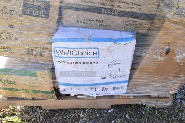 22 BRAND NEW IN BOX! Items Including 500TO993C3 Choice 9" x 9" x 3" Microwaveable 3-Compartment Black / Clear Plastic Hinged Container - 100/Case, 500TW7 Choice 7 oz. Translucent Thin Wall Plastic Cold Cup - 2500/Case, 129MCS38B Choice 38 oz. Black Rectangular Microwavable Heavy Weight Container with Lid 8 3/4" x 6 1/4" x 2" - 150/Case, 2 Box 612POB1LB Choice Oblong Clear Plastic Dome Lid for 1 lb. Foil Take-Out Container - 1000/Case, 50020CAFE Choice 20 oz. Café Print Poly Paper Hot Cup - 600/Case. 22 Times Your Bid! - Image 10 of 11