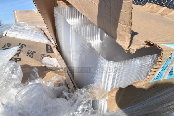 20 BRAND NEW IN BOX! Items Including 2 Box 130BKFORKH Choice Black Heavy Weight Plastic Fork - 1000/Case, Containers. 20 Times Your Bid! - Image 6 of 8