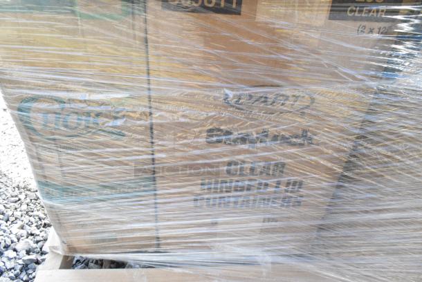 29 BRAND NEW IN BOX! Items Including 2 Box 127RD12BULK Choice 12 oz. Customizable Microwavable Translucent Round Deli Container - 500/Case, 5008W Choice 8 oz. Tall White Poly Paper Hot Cup - 1000/Case, 50018NAP Napkins, 5 Box Chicopee 0041 Chix® SC 13" x 21" White Standard-Duty Foodservice Towel - 150/Case. 29 Times Your Bid! - Image 5 of 11