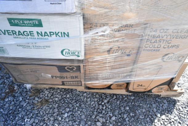 27 BRAND NEW IN BOX! Items Including 3 Box 128HD32COMBO Choice Heavy Duty Deli Container and Lid, 2 Box 5004W Choice 4 oz. White Poly Paper Hot Cup - 1000/Case, 2 Box Lavex Hardwound Paper Towels. 27 Times Your Bid! - Image 10 of 11