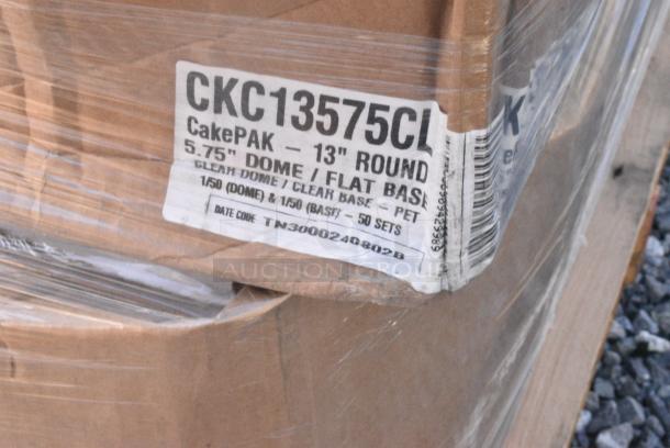34 BRAND NEW IN BOX! items Including 4 Box 130WHKNIFEWX Choice White Extra Heavy Weight Wrapped Plastic Knife - 1000/Case, 966UPWIDEKFT-500 OneUp by Choice Kraft 2-Ply Wide Interfold 6 1/2" x 8 1/2" Dispenser Napkin - 6000/Case, 6 Box 130WBKFORKH Choice Black Heavy Weight Wrapped Plastic Fork - 1000/Case, 3 Box Choice Steam Table Pan Lids, CKC13575CL CakePAK Lids. 34 Times Your Bid! - Image 9 of 9