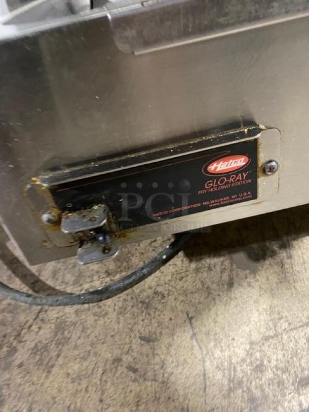 Hatco Commercial Countertop Glo-Ray Portable Fry Holding Station! With Backsplash & Overhead Shelf! All Stainless Steel! 120V 1 Phase! Model: GRFHS-26 SN: 2672341740! Working When Removed! - Image 6 of 8