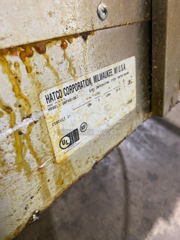 Hatco Commercial Countertop Glo-Ray Portable Fry Holding Station! With Backsplash & Overhead Shelf! All Stainless Steel! 120V 1 Phase! Model: GRFHS-26 SN: 2672341740! Working When Removed! - Image 7 of 8