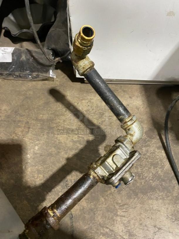 Globe Commercial Natural Gas Powered Countertop 4 Burner Range! All Stainless Steel Body! On Legs! Working When Removed! - Image 9 of 9