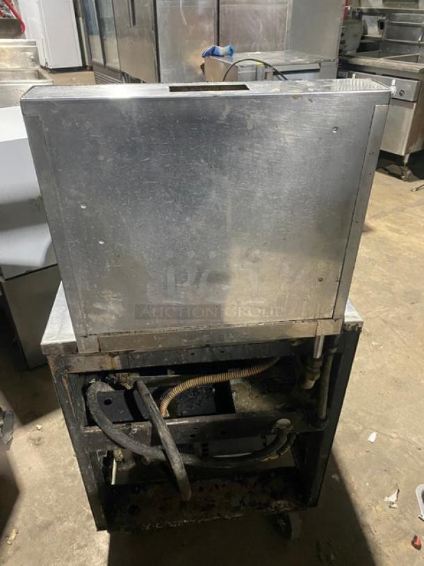 BKI Commercial Electric Powered Pressure Fryer!  All Stainless Steel! With Frying Basket! On Casters! 208V! Model: FKM-F SN: 11919T! - Image 4 of 10