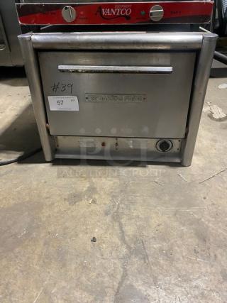 Bakers Pride Commercial Electric Powered Countertop Pizza/Pretzel Deck Oven! 208/240V! Model: MO2T SN: 4368!