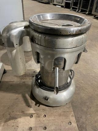 Commercial Electric Powered Countertop Stainless Steel Juicer!