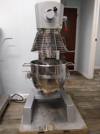 BRAND NEW PREPLINE PHLM30B-T 30 Qt. Heavy Duty Gear Driven Planetary Mixer with Timer TESTED AND WORKING