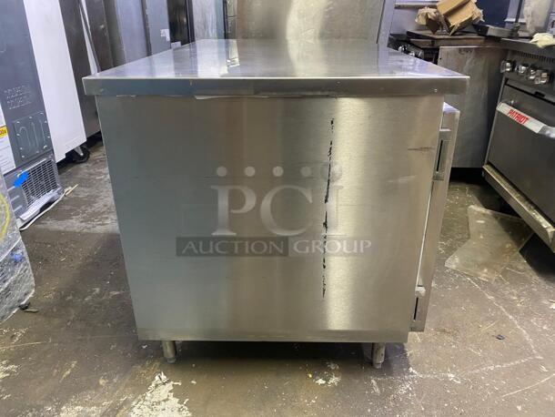 CUSTOM COOL HOT HOLD HEATED PIZZA WORKTOP TABLE TESTED AND WORKING - Image 4 of 4