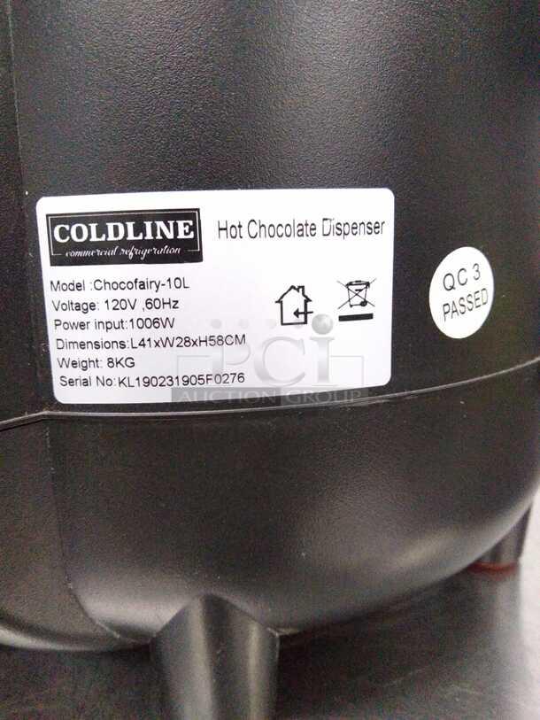 WOW !! COLDLINE 16" 10 LITER HOT CHOCOLATE & BEVERAGE DISPENSER TESTED AND WORKING - Image 3 of 8