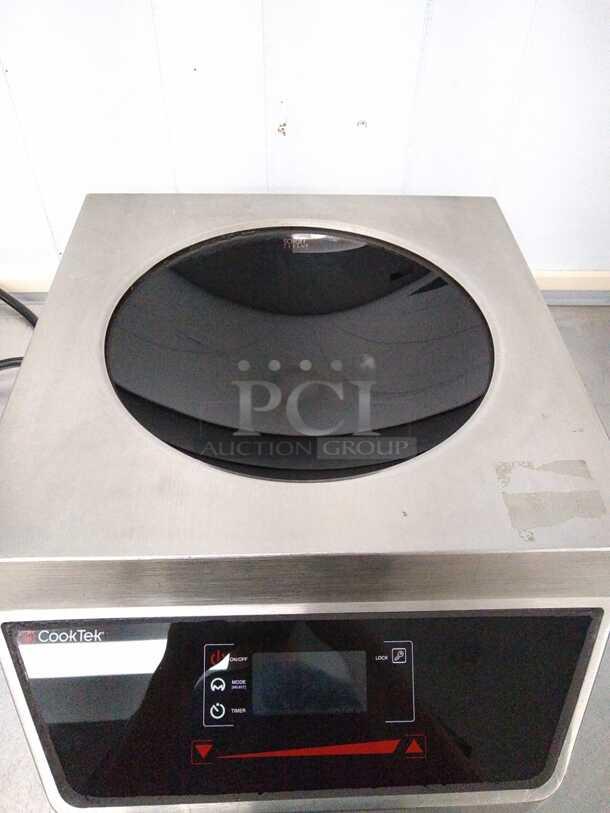 COOK TEK  1800 Watt COUNTERTOP INDUCTION WOK RANGE - Image 2 of 8