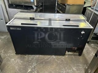 Maxx Cold MXCR50BHC Double Lid Horizontal Bottle Cooler 50"