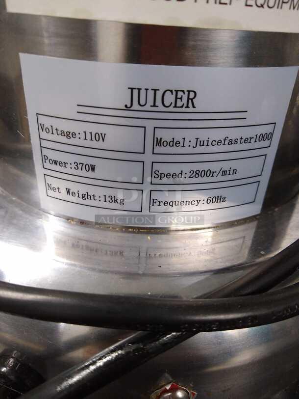 Prepline JUICEFASTER1000 Commercial 1/2 HP Electric Juice Extractor - Image 5 of 10