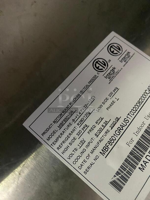 AMAZING! Atosa MBF8501GR 19.1 Cu.ft Single Door Bottom Mount Reach-In Freezer - Image 2 of 7