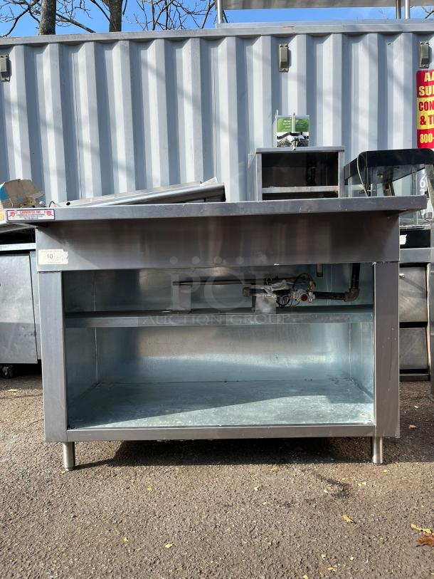 CHECK IT OUT! Awesome 6 Pan Gas Steam Table STAINLESS STEAL & Great Condition - Image 4 of 6