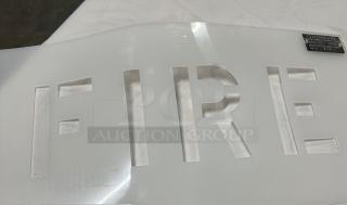 One 6X4 FIRE Stencil.