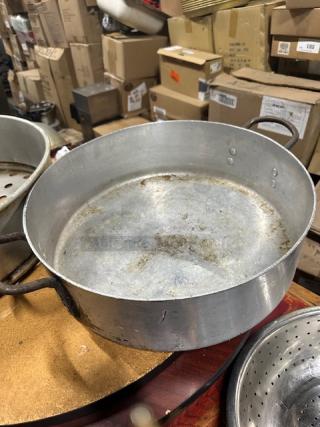 One Aluminum Braising Pan. 18X6