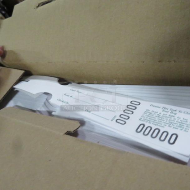 Box Of Luggage Check Tags. 2XBID - Image 1 of 1
