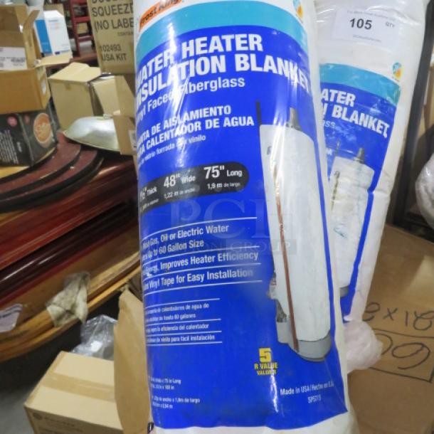 One NEW Frost King Water Heater Insulated Blanket. - Image 2 of 2