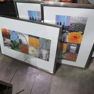 Assorted Size Framed Pictures.  4XBID