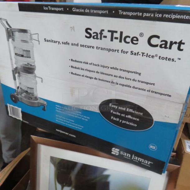 One NEW San Jamar Saf T Ice Cart. - Image 1 of 1