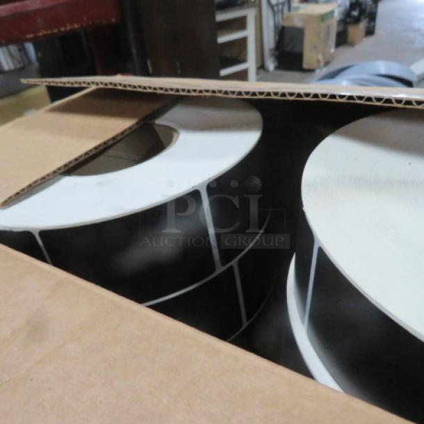 One Lot Of 8 Rolls Of 2X3 Thermal Transfers. - Image 1 of 1