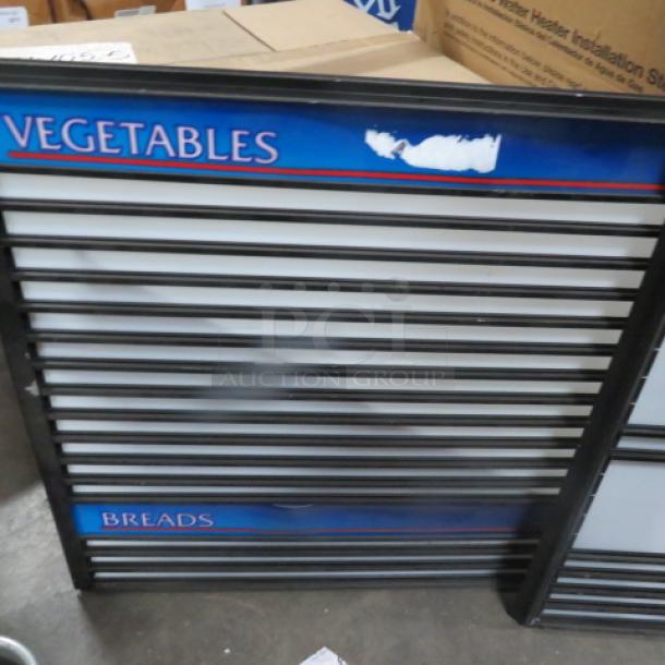 Menu Board. 2XBID - Image 2 of 3