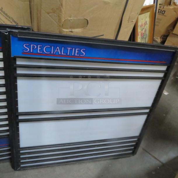 Menu Board. 2XBID - Image 3 of 3