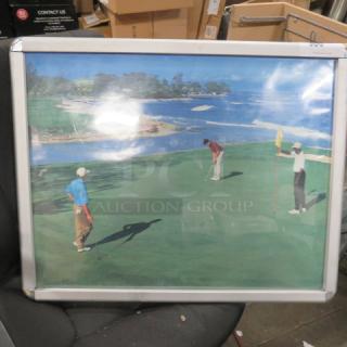 One 30X24 Framed Picture.