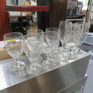 One Lot Of 8 Assorted Glasses.