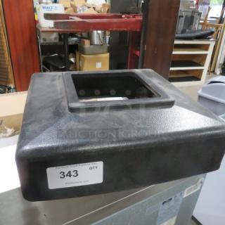 One Trash Can Lid.