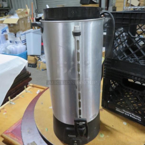 One Avantco SS Coffee Urn. 120 Volt. # 177CU55ETL. No Lid. - Image 1 of 1