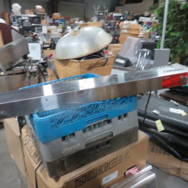 One Avantco 36 Inch Food Warmer. #ISW-36-TGL-CP. 120 Volt. - Image 1 of 3