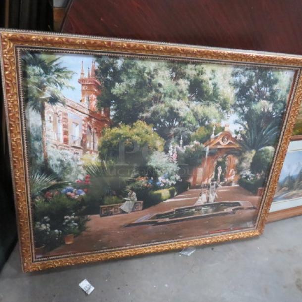 One 53X40 Gold Framed Picture. - Image 1 of 1