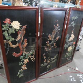 50X20 Wood Framed Picture. 3XBID